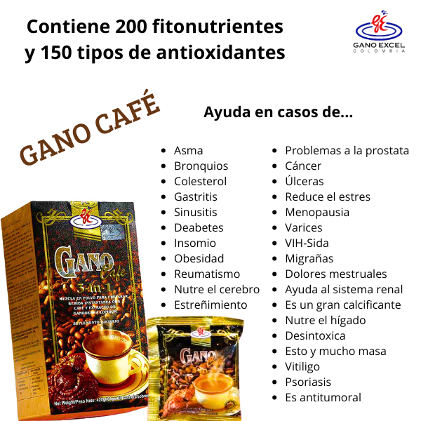☕Gano Café 3 en 1🍄