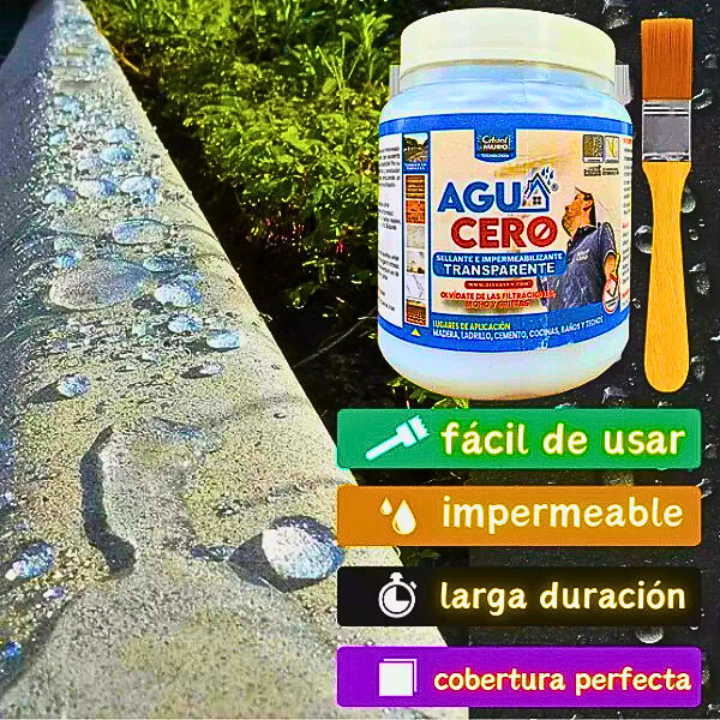 AguaCero Transparente 500ml + 250ml Gratis 💦