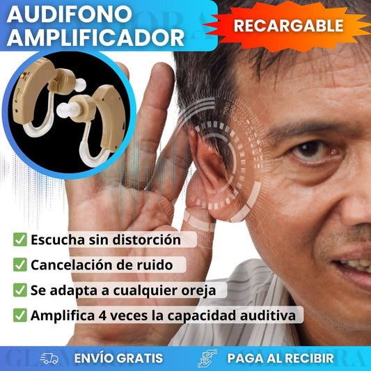 ⭐Audifono Amplificador SoundEase Pro RECARGABLE Alta Calidad