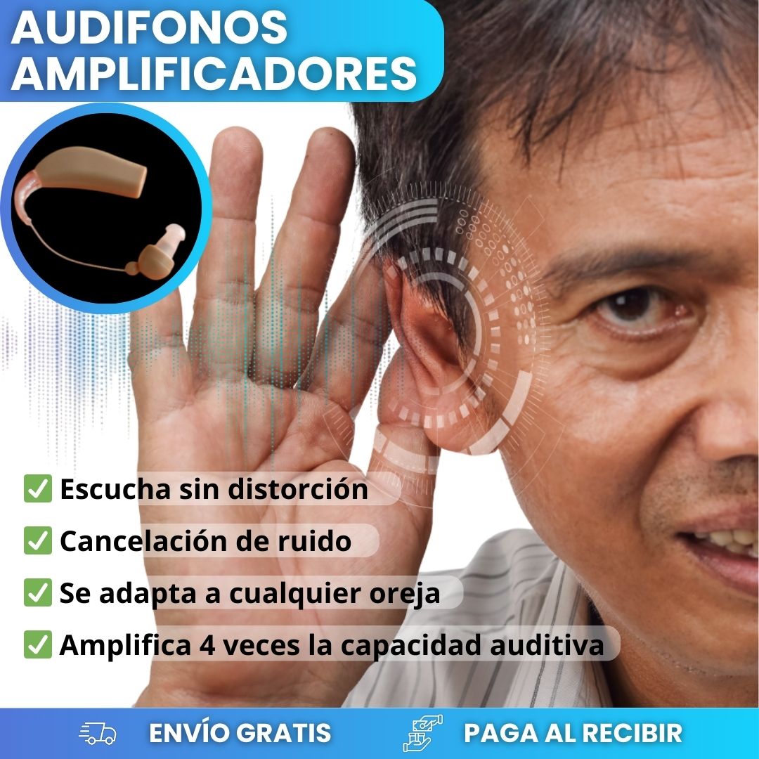 ⭐Audifono Amplificador Para Discapacidad Auditiva de Alta Calidad